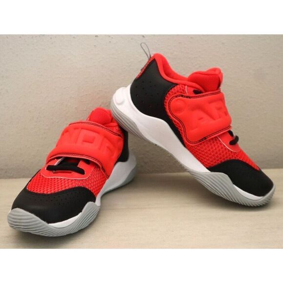 Under Armour 3026638-600 Kids Sz 1Y Red/Black Pre-School Zone Basketball 2 Shoes - Picture 1 of 10